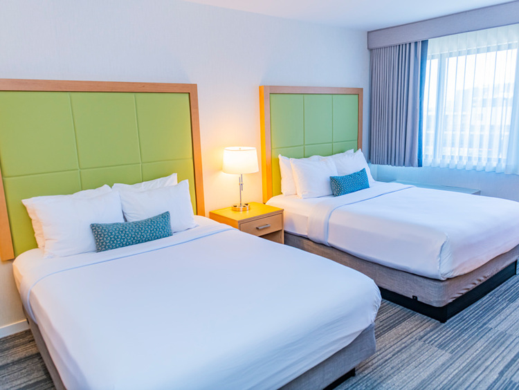 Boston Hotel Room with two Queen beds