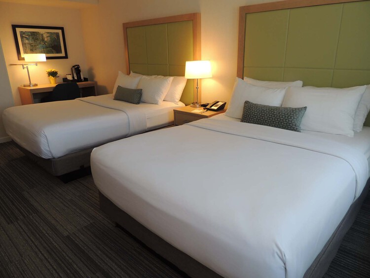 Boston Hotel Room with two Queen beds