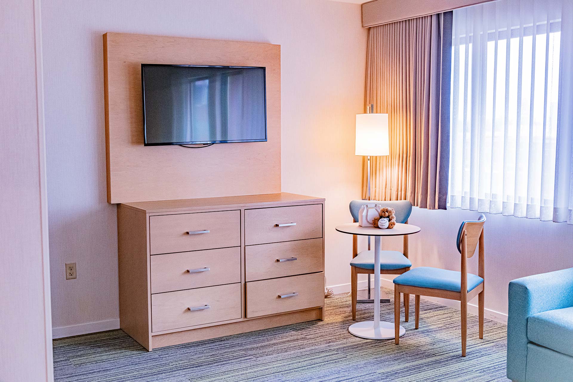 Dresser and tv