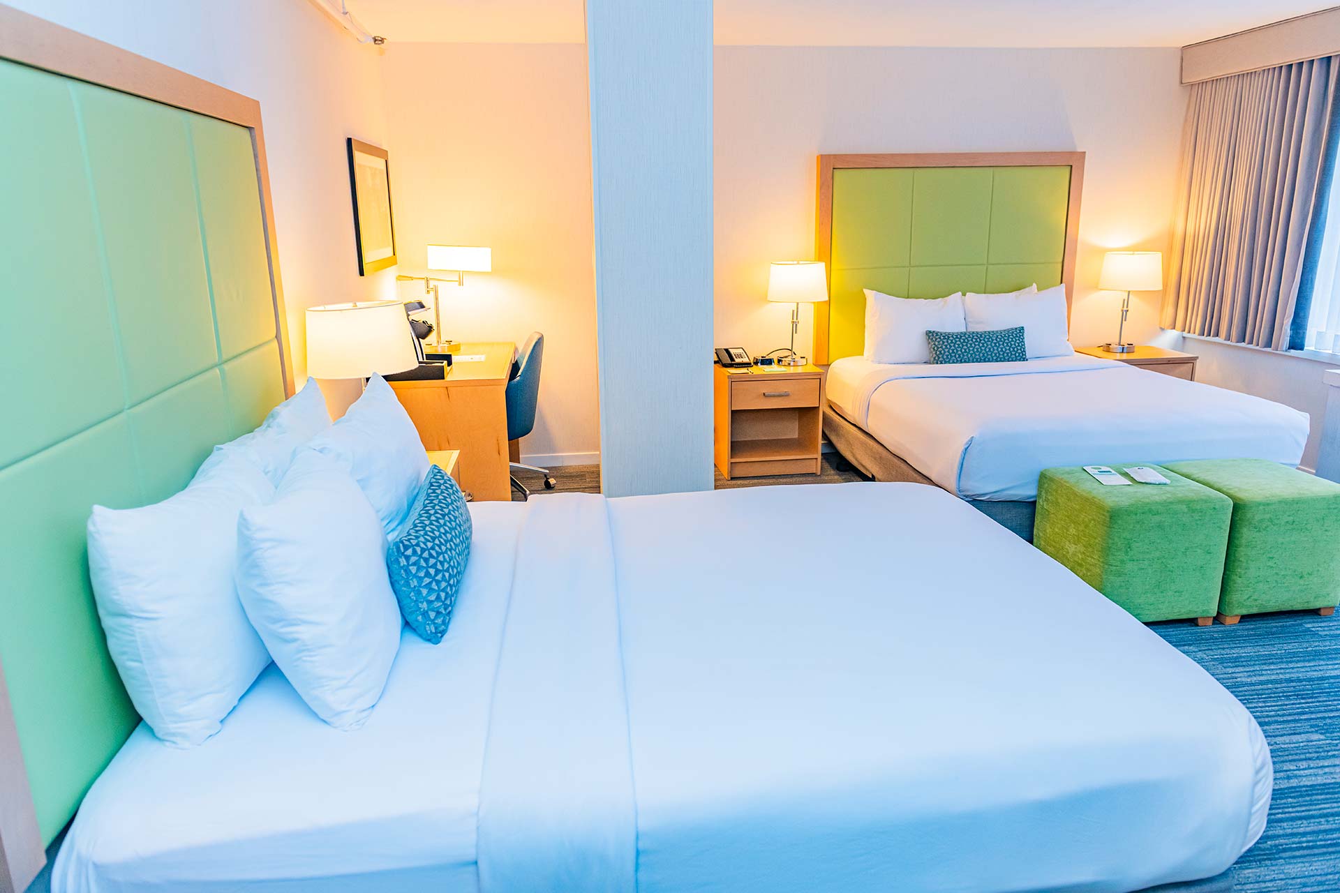 Guest room with two queen beds